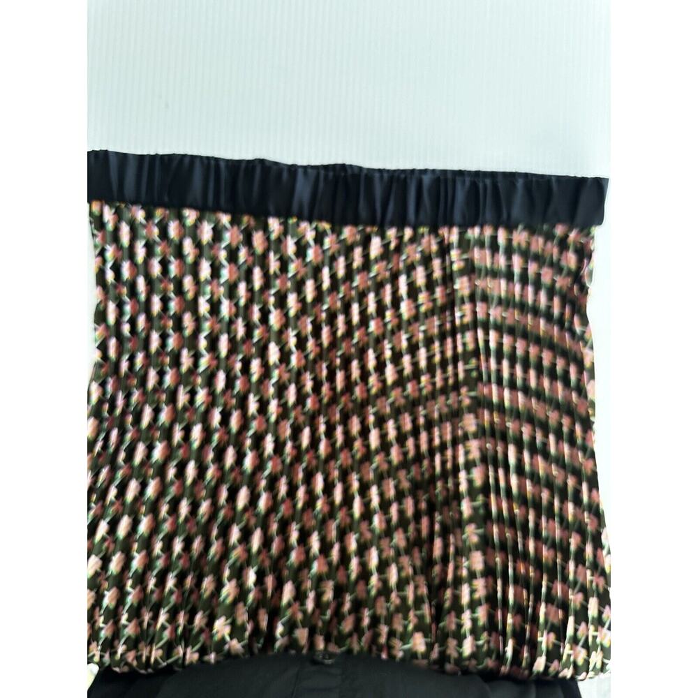 Scotch & Soda Black and Pink Pleated Midi Skirt - Picture 10 of 11